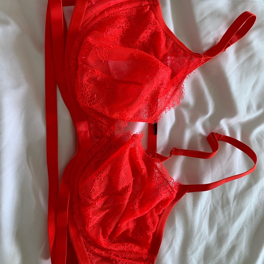 Red bra